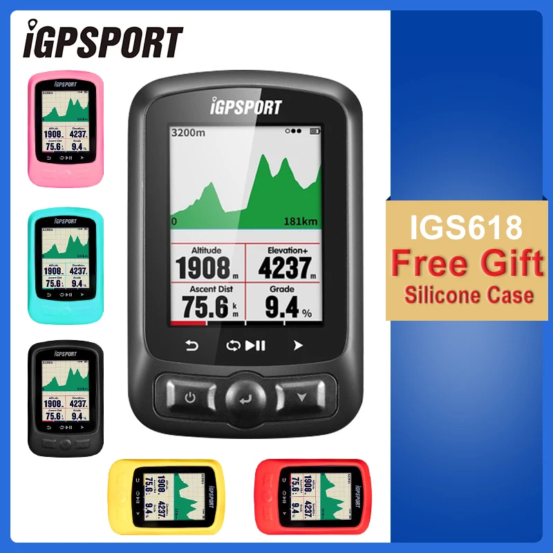  IGPSPORT Radfahren ANT + GPS IGS618 Bike Fahrrad Bluetooth Drahtlose Stoppuhr Tachometer Wasserdich