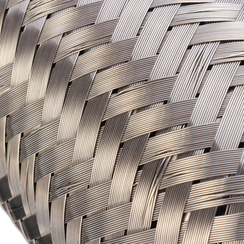 1pc new Car 2.5*6 Exhaust Flex Pipe Stainless Double Braid Weld Flexible Joint Tube high quality suitable for most cars