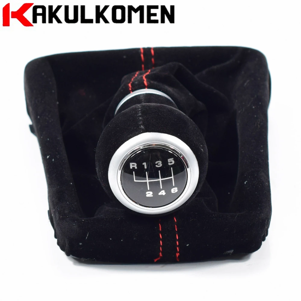 

Excellent Manual exclusive Suede Leather Gear Shift Knob boot cover Gaiter Pen For Audi A3 S3 8V-8P S-line 2007-2013