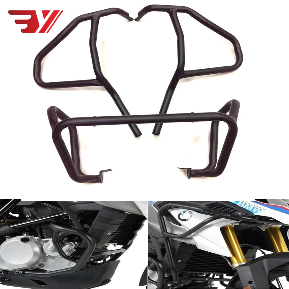 

For BMW G310GS G310 GS 2017-2018 Motorcycle Accessories Tank protector Upper & Lower Carsh Bars Guard Engine Bumper Cover Black