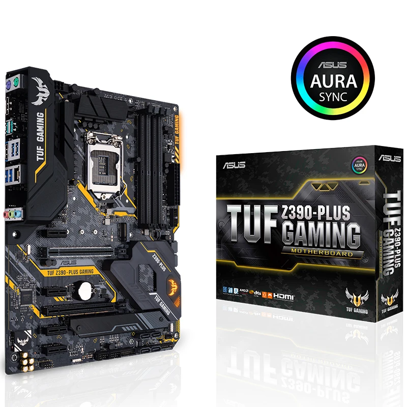 ASUS TUF Z390-PLUS игровой Z390 LGA 1151 DDR4 ATX новая материнская плата Master series PC материнская плата