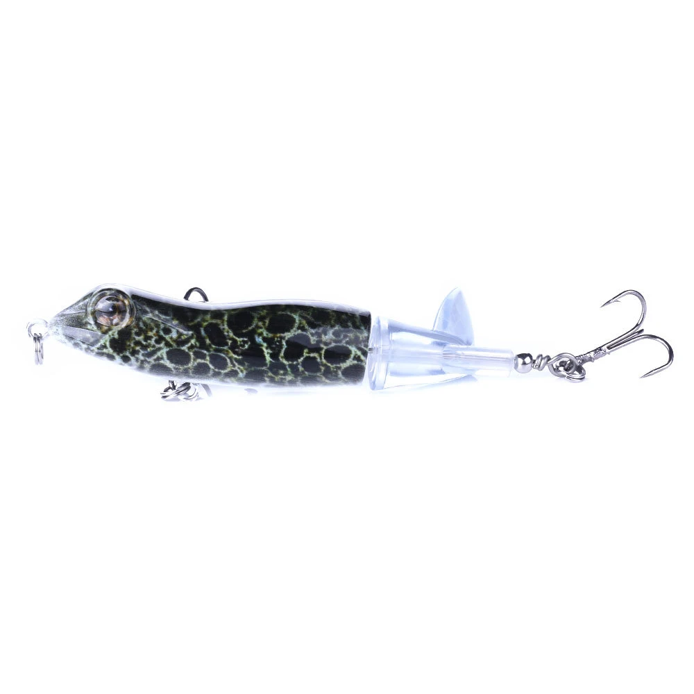 Iscas de Pesca Duro com Rotação Equipamento de Pesca Centímetros Whopper Porquer Topwater Sapo Isca Artificial Suave Cauda Pique Pcs 9.5 11 5g 8 Esporte e Lazer