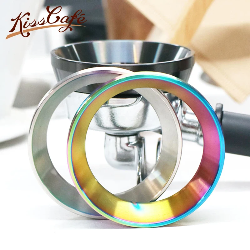 51mm Edelstahl Intelligente Dosierung Ring Brau Schüssel Kaffee Pulver Für  Espresso Barista Trichter Siebträger Kaffee Zubehör - AliExpress