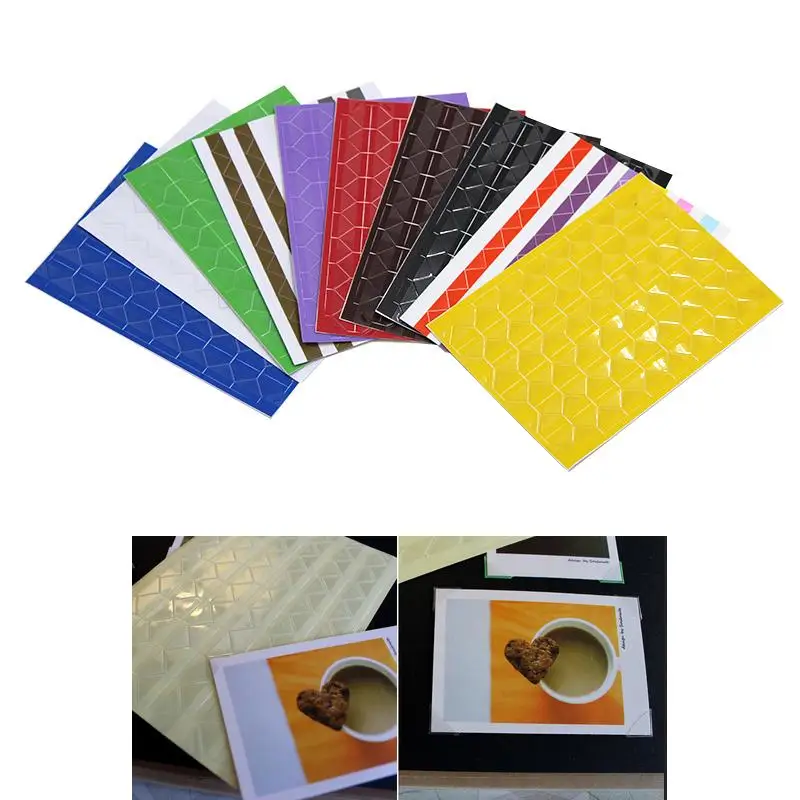 2 комплекта 204 шт для скрапбукинга "сделай сам" Бумага Стикеры для декорирования уголков фотоальбомов рамок фотографий из ПВХ(102 шт./компл
