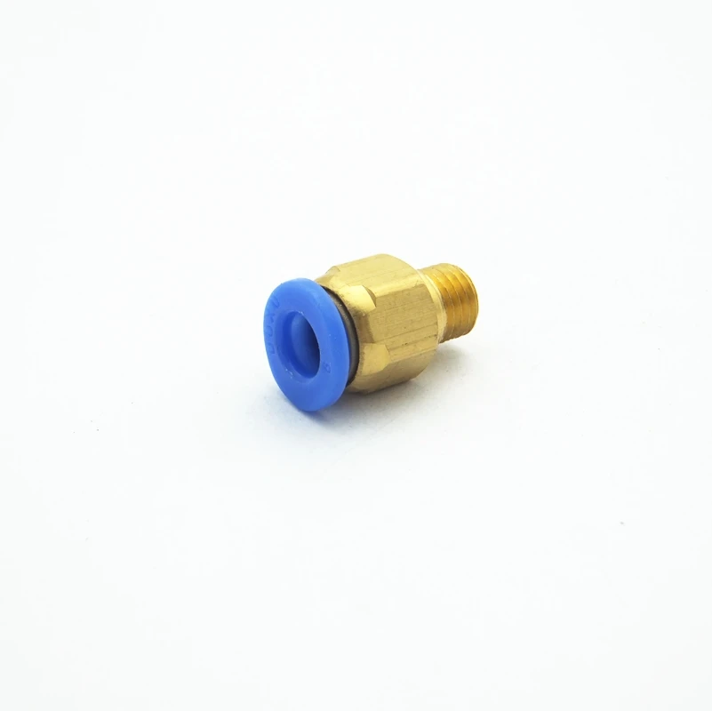 6mm Tube To M8*1 Male Thread Straight One Touch Coupling Pneumatic Push