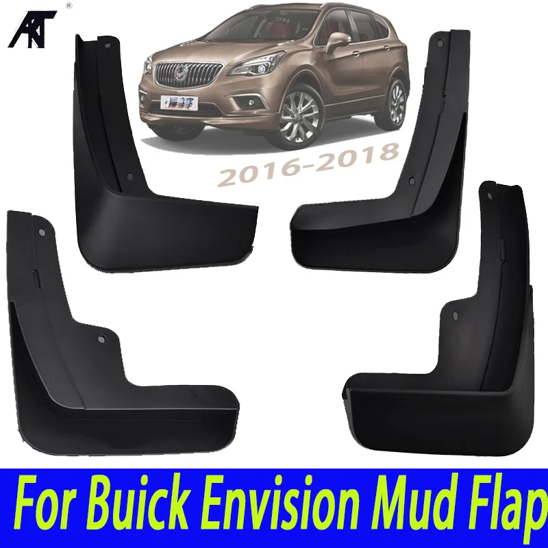 Set Molded Car Mud Flaps For Buick Envision 2016 2017 2018