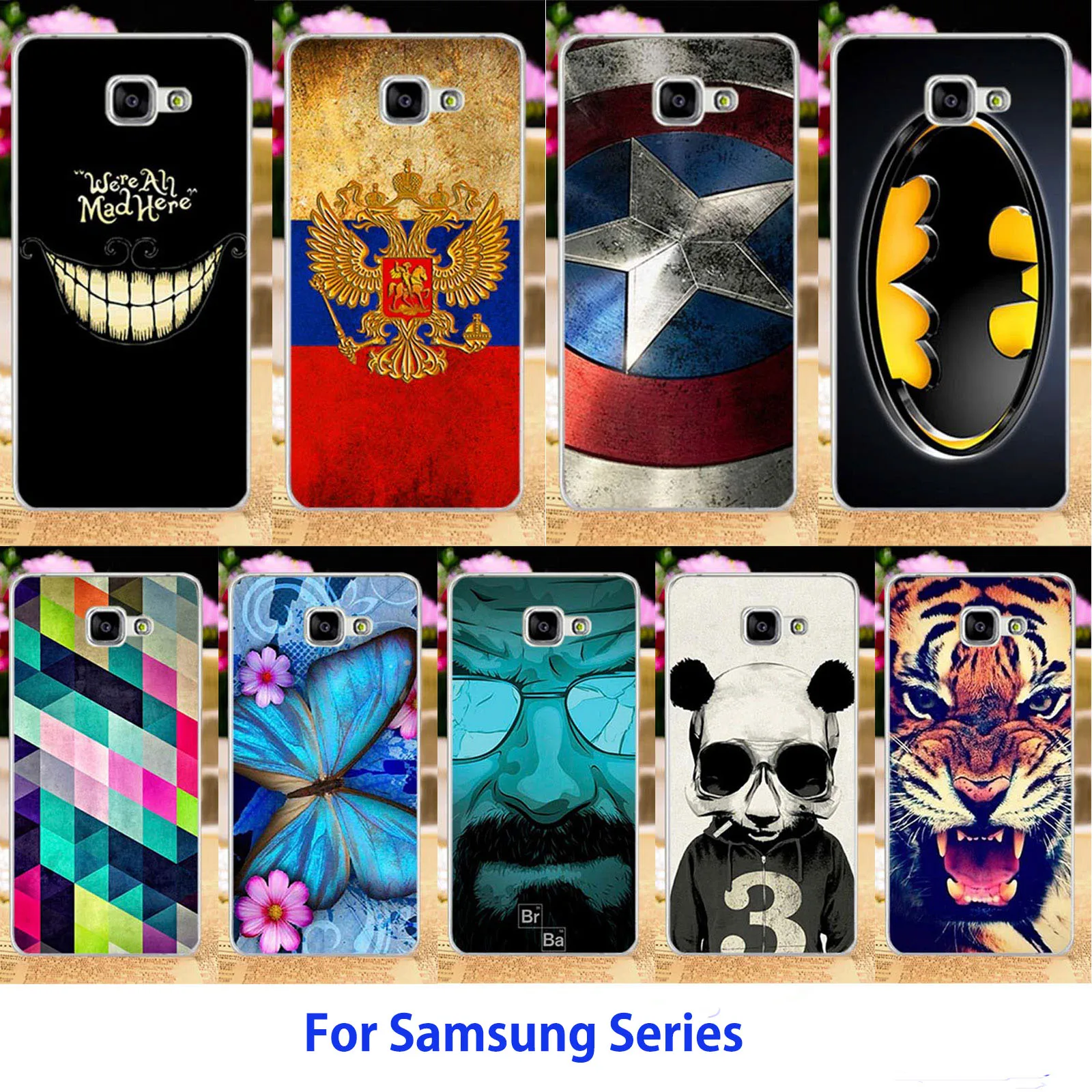 

Anunob Case For Samsung Galaxy A7 A3 2017 A5 A6 S8 Plus A7 A8 2018 A3 2016 S7260 E5 E7 G313H G3502 A320 Star Advance G350E G530Y