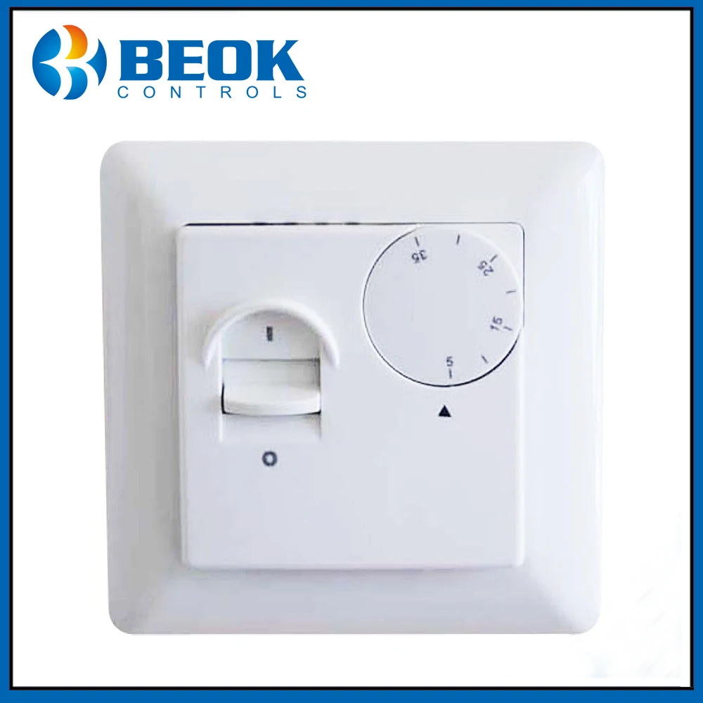 

Mechanical Manual Operation Thermoregulator Room Temperature Controller Electric Floor Heating Thermostat with 3m Floor Sensor