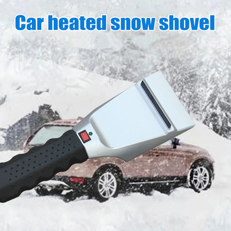 

Electric Heated Car Snow Shovel Scraper Cigarette Lighter 12V Removal Defrost Clean Tool Car Styling