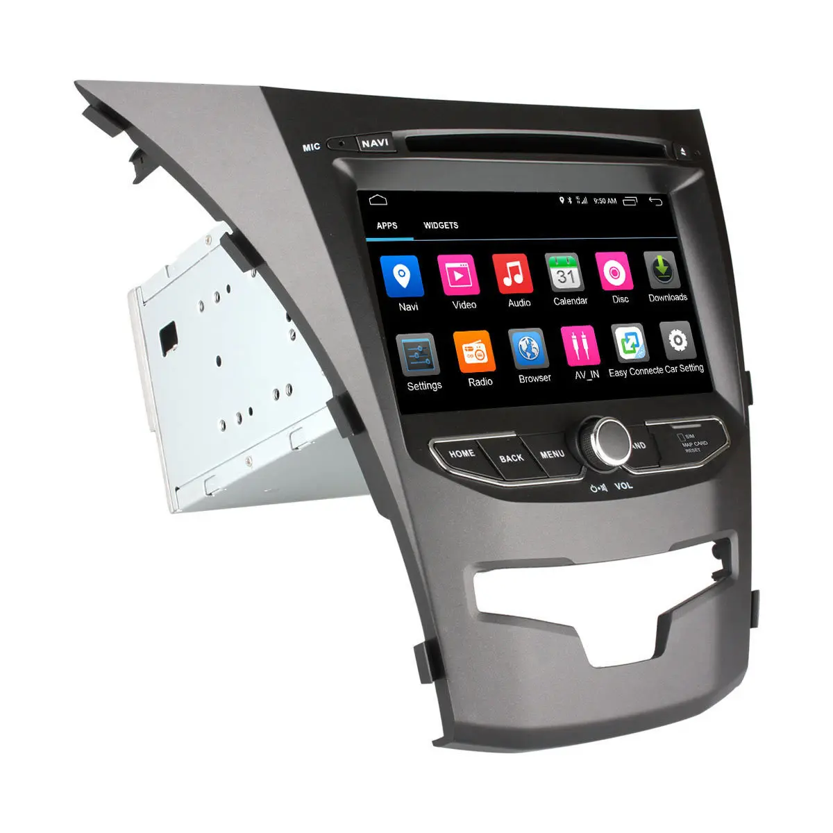  for Ssangyong actyon 2014 korando Car Intelligent Multimedia Radio DVD Player GPS Navigator On Boar