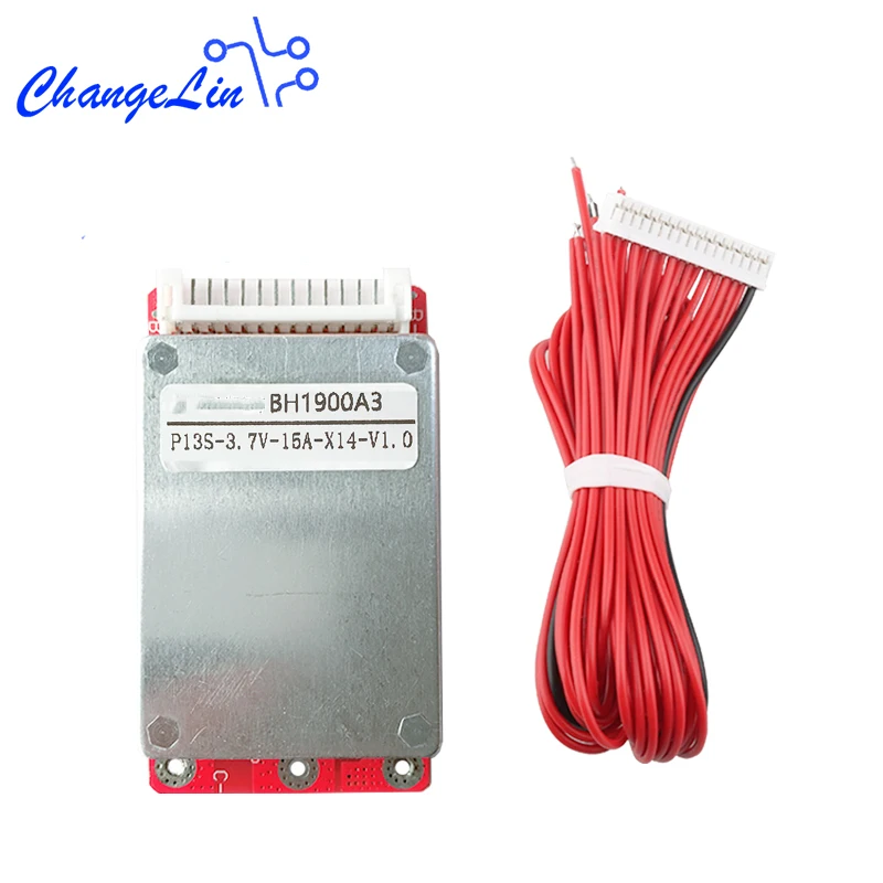 

18650 13S 48V 3.6V/3.7V 48V 12A Li-ion Lipo Lithium Polymer Protection Board BMS PCM Charge Discharge Common Port 12S 10S 8S 7S