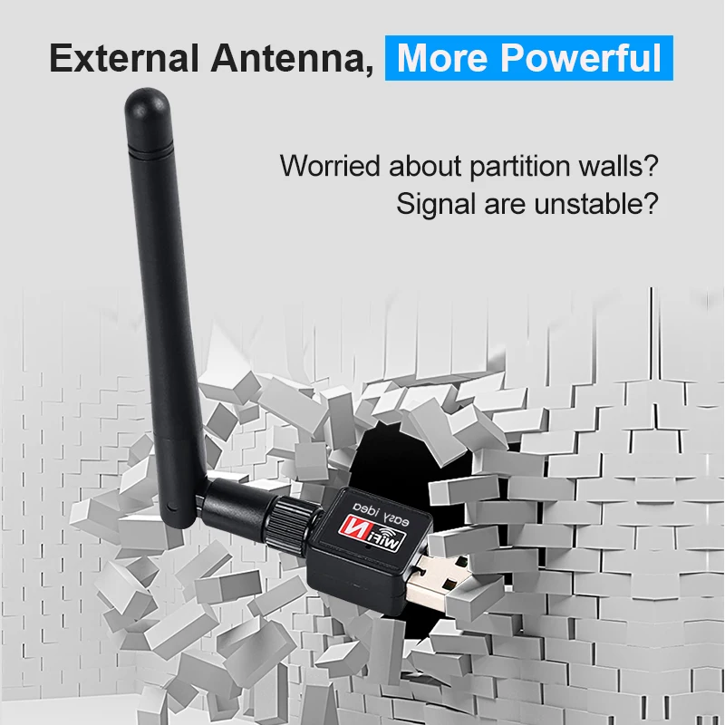 USB Wifi адаптер MT7601 Wi fi Бесплатный драйвер Ethernet ключ Lan сетевая карта приемник