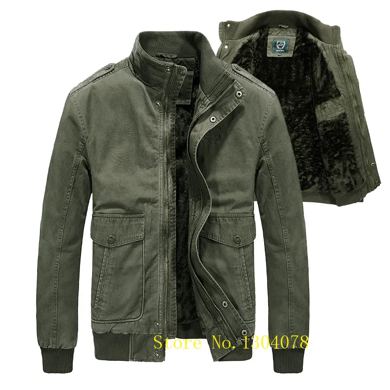 

2018 men's winter jacket brand veste homme hiver AFS JEEP military men's winter parka thick fleece warm coat male plus size 4XL