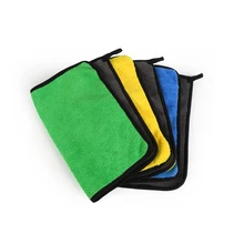 1 шт. толстые плюшевые тряпки из микрофибры для чистки автомобиля, уход за автомобилем, полировочное полотенце из микрофибры, бархатное полотенце для мытья
