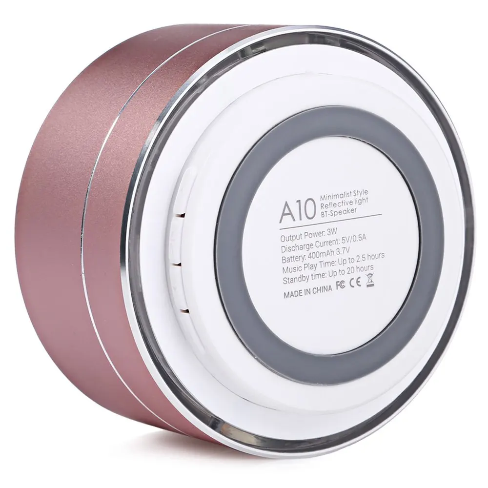 minimalist style reflective light bt speaker
