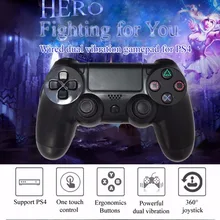 Проводной геймпад для Sony PS4 контроллер USB Playstation 4 Console DualShock Вибрации игровой Джойстик для Play Station 4