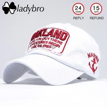 Женская бейсбольная кепка Ladybro, Мужская бейсболка, Кепка для мужчин и женщин с вышитыми буквами, летняя кепка в стиле ретро, Женская Черная кепка