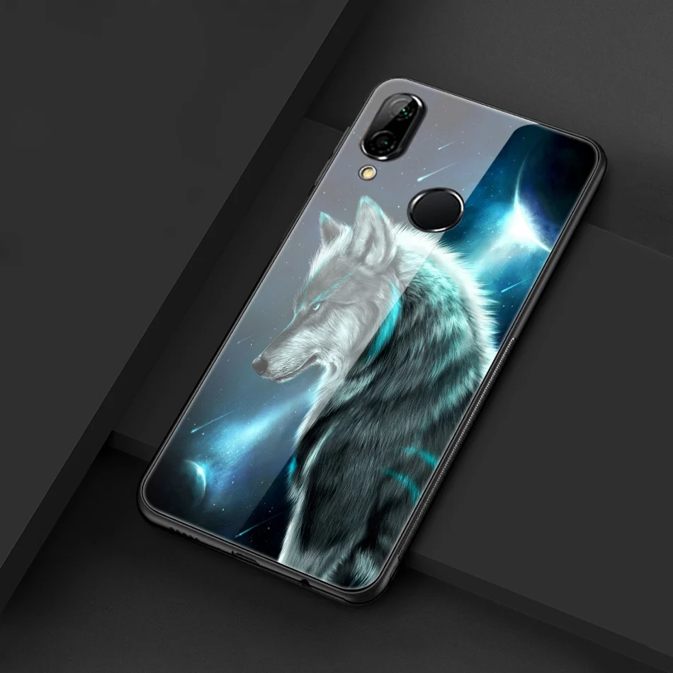 Tempered Glass Case For Huawei P20 Lite Pro Luxury Animal Pattern P Smart Coque Honor 9 Lite Case For Huawei Mate 10 Lite Cover (19)