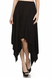 Женская летняя Подгонянная плюс размер 3XS-10XL Асимметричная элегантная драпировка миди трапециевидная окольцованная Талия шифоновая юбка