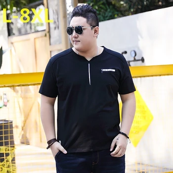 

Plus size 10XL 9XL 6XL 5XL 4XL t shirt men brand clothing summer cotton solid t-shirt mens casual tshirt male short sleeve