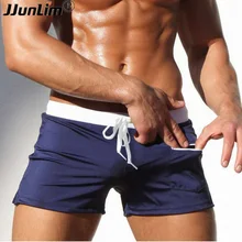 Летние пляжные шорты, мужские быстросохнущие шорты для плавания, купальные костюмы, мужские плавки-боксеры, черные пляжные шорты для серфинга, мужские пляжные шорты