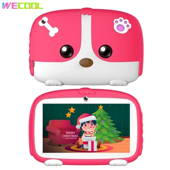 

2019 New 7 inch WeCool K7-Plus Kids Tablet PC Quad Core 1GB+8GB Kids App Android Tablet PC Kids Birthday Gift for Kids Education
