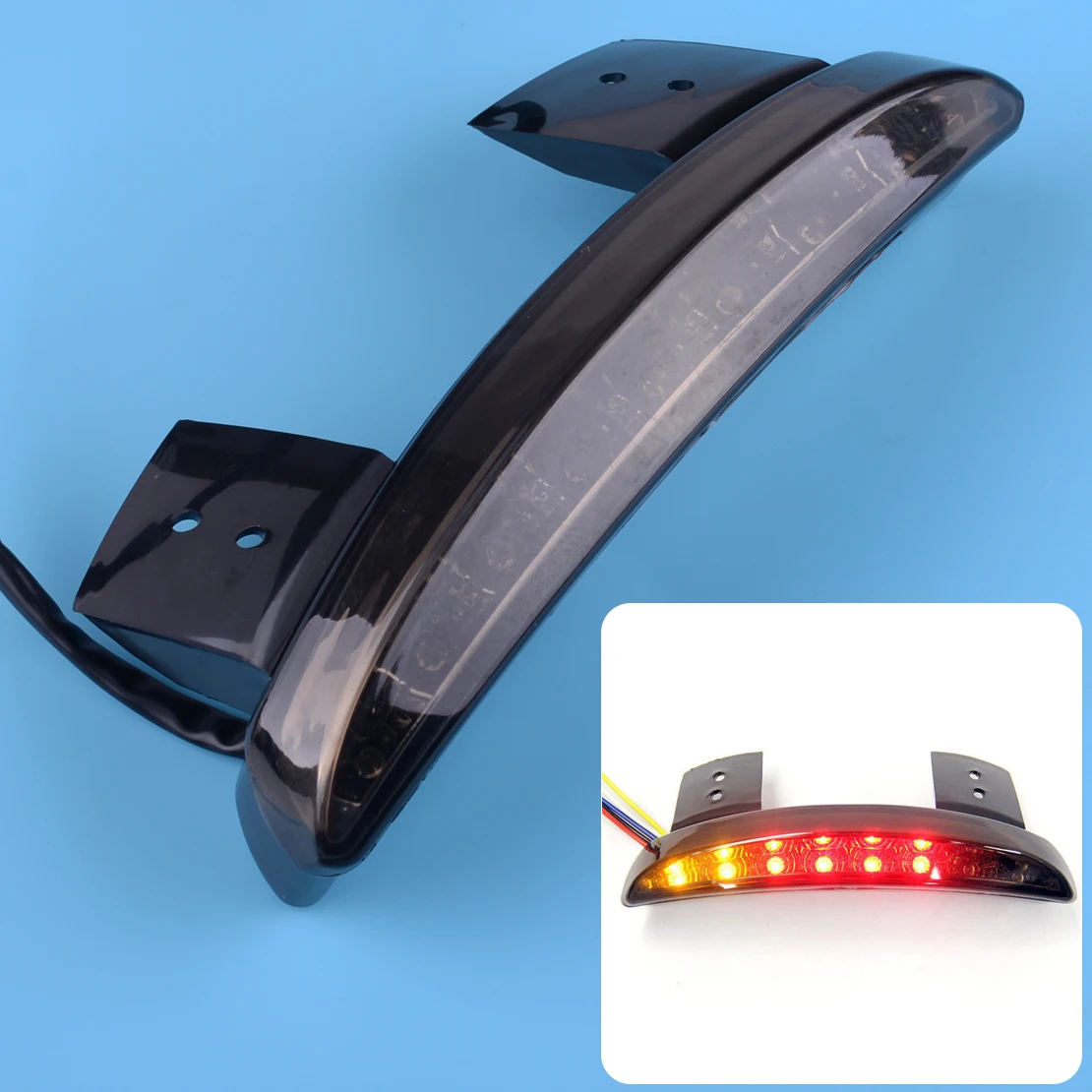 

DWCX Motorcycle LED Stop Tail Brake Running Light Turn Signal Lamp for Harley Davidson Sportster 883 1200 2004 - 2013 2014