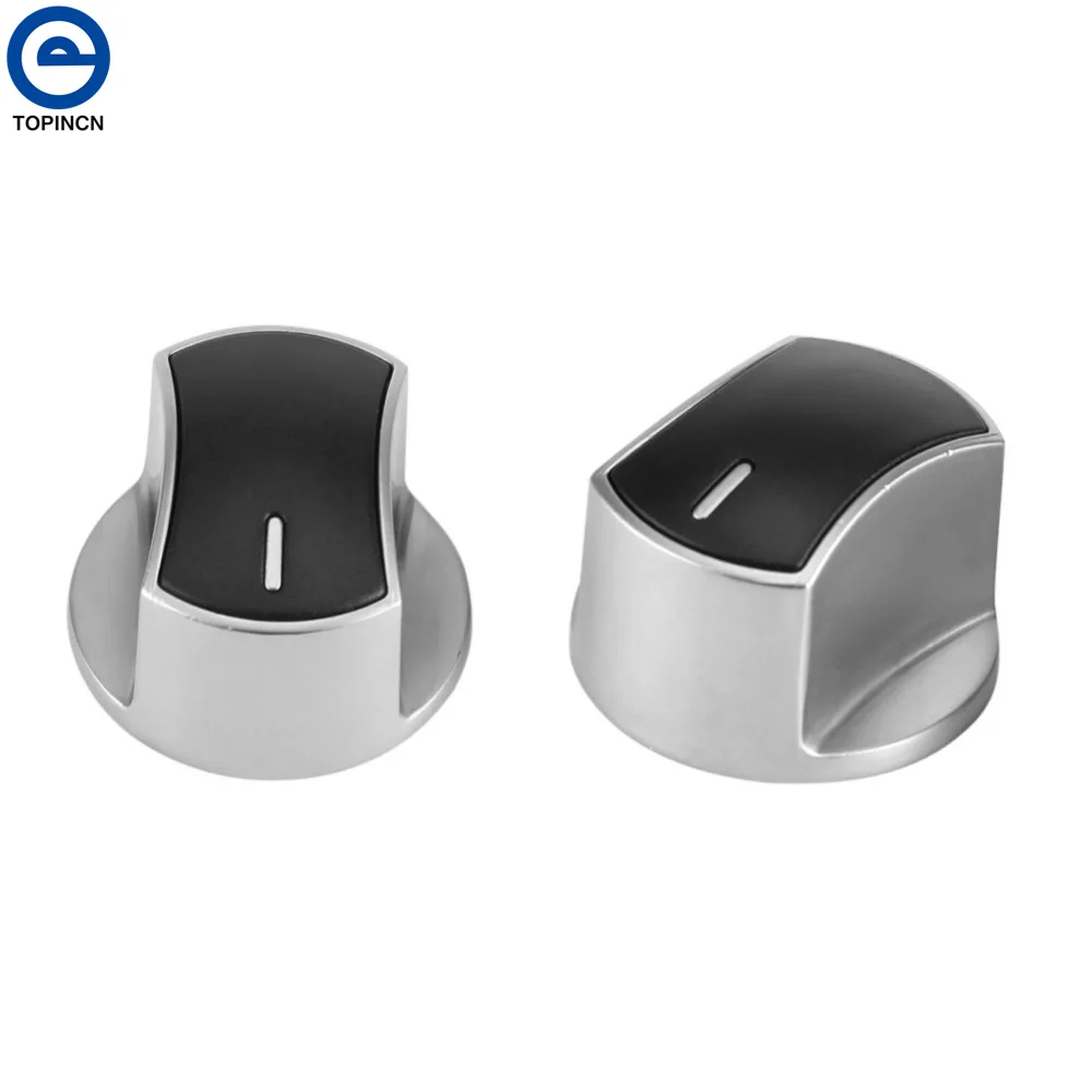

New 2pcs Kitchen Universal Gas Stove Knob Cooker Oven Part Control Knobs Replacement Metal Rotary Switch Cookware Parts