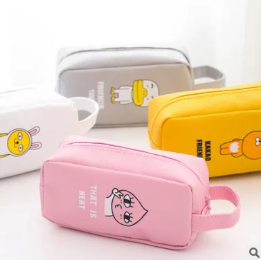 

1 Pcs High capacity Pencil Case Cat Canvas Gift Estuches School Pencil Box Pencilcase Pencil Bag School Supplies Stationery