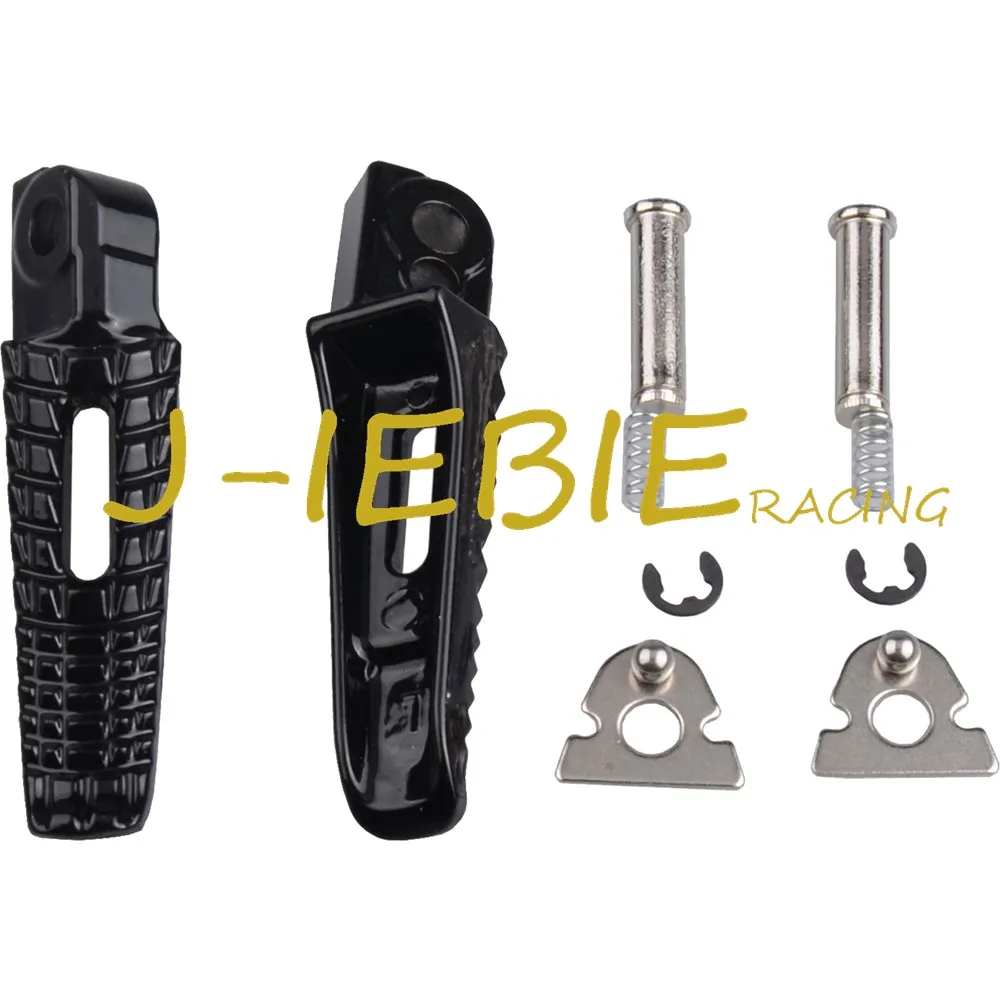 Черные задние колышки для подножки Suzuki GSXR 1000 GSXR1000 2005 2016 600/750 GSXR600 GSXR750 2006 B KING 2008