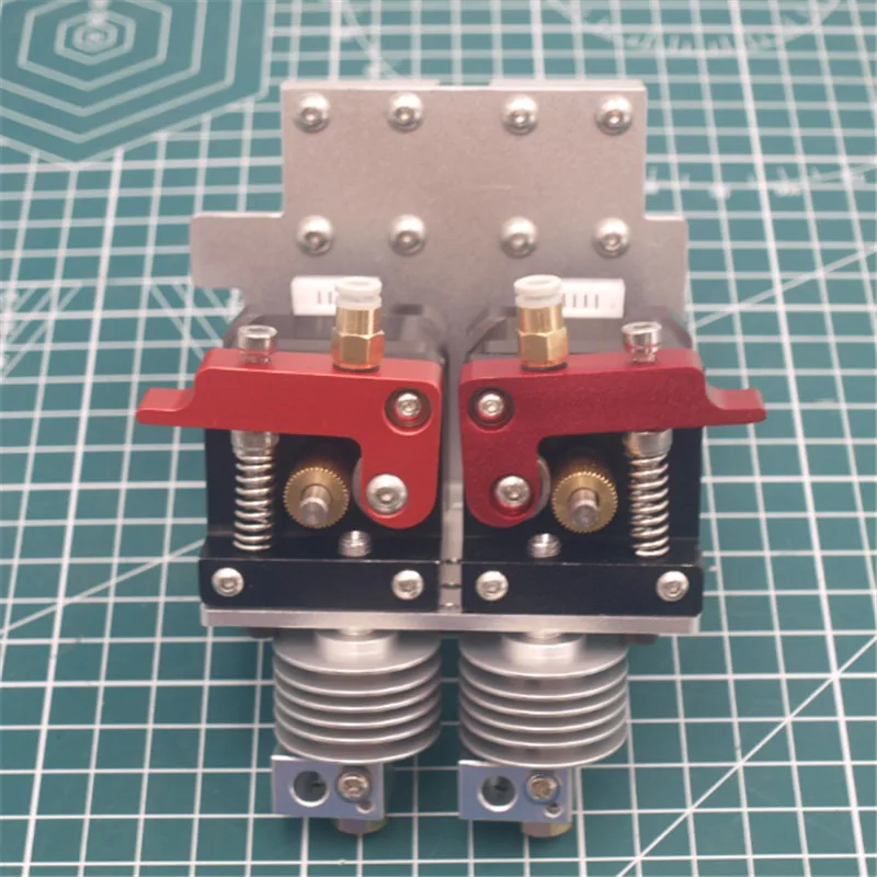 1 шт. MK10 3D принтер двойной прямой экструдер с каретки комплект 75 мм для Prusa i3 серии