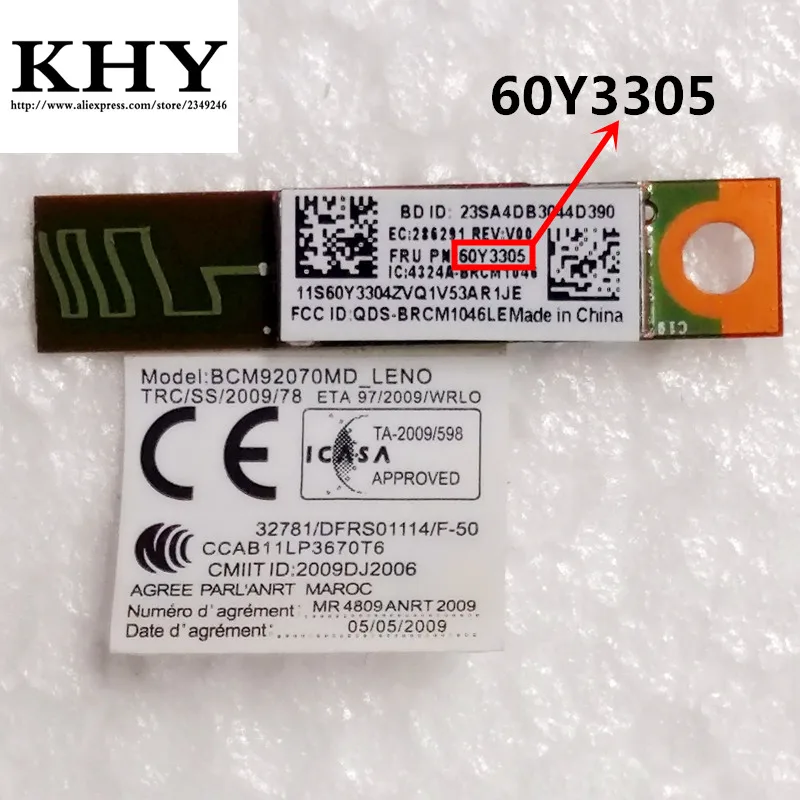 Карта адаптера Bluetooth 4 0 для Thinkpad X200 X220 T400S T410 T420 T430 T430S T510 T520 T530 W510 W520 W530 FRU 60Y3303