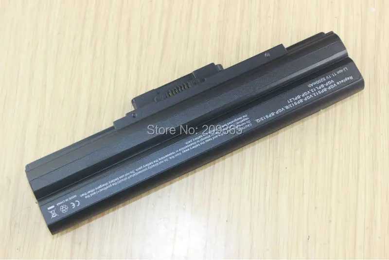 5200 мА/ч, Батарея для SONY Vaio VGN-AW VGN-CS VGN-FW VGN-NS VGN-NW BPS13/B VGP BPS13/Q VGP-BPS13B/B VGP-BPS13A/B VGP-BPS13/Цвет: черный