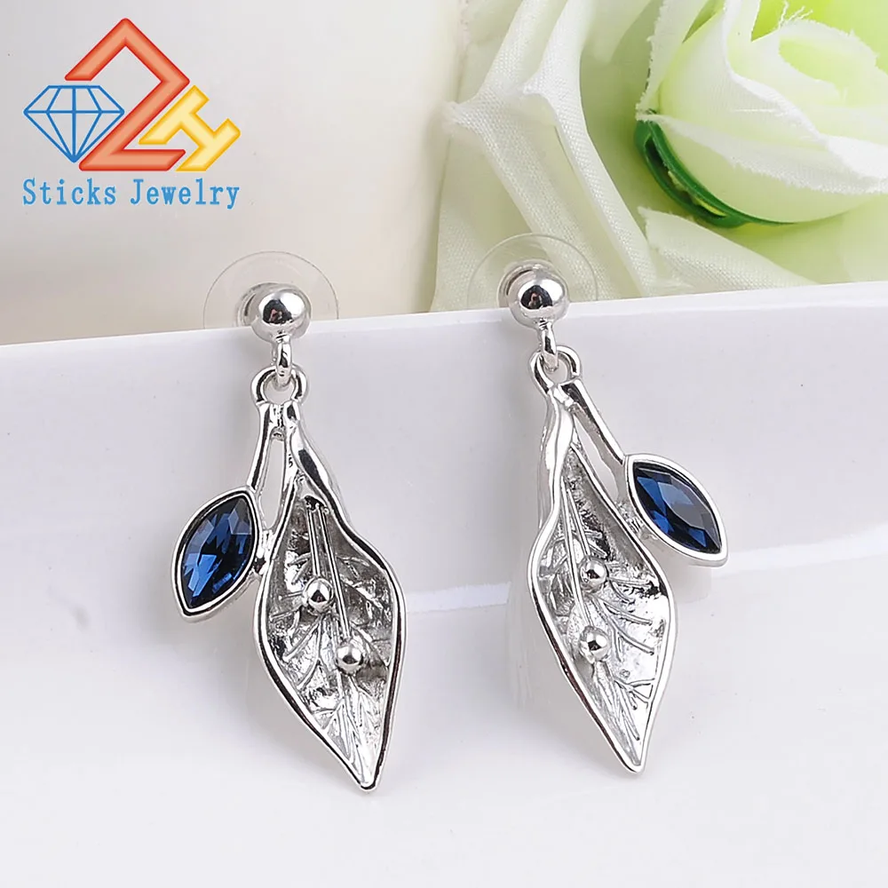 

New Fashion BohBrand Flower Leaves Drop Earrings Ethnic Statement Dangle Earrings Pendientes Mujer Moda 2018