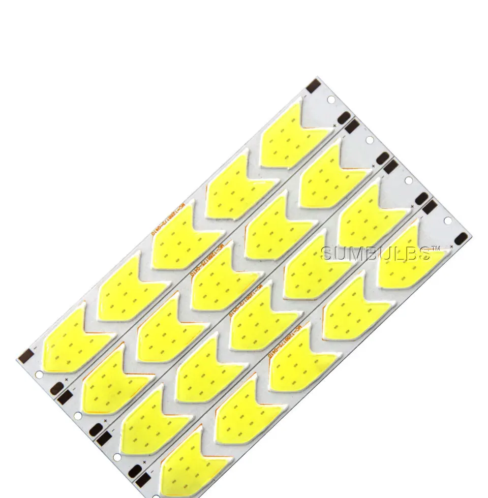 Special Shape COB LED Light Strip DC 12V 5W 6W Cold White LED Bulb with Star Grid Arrow Shape DIY Work Home Car Decor Lighting (7)