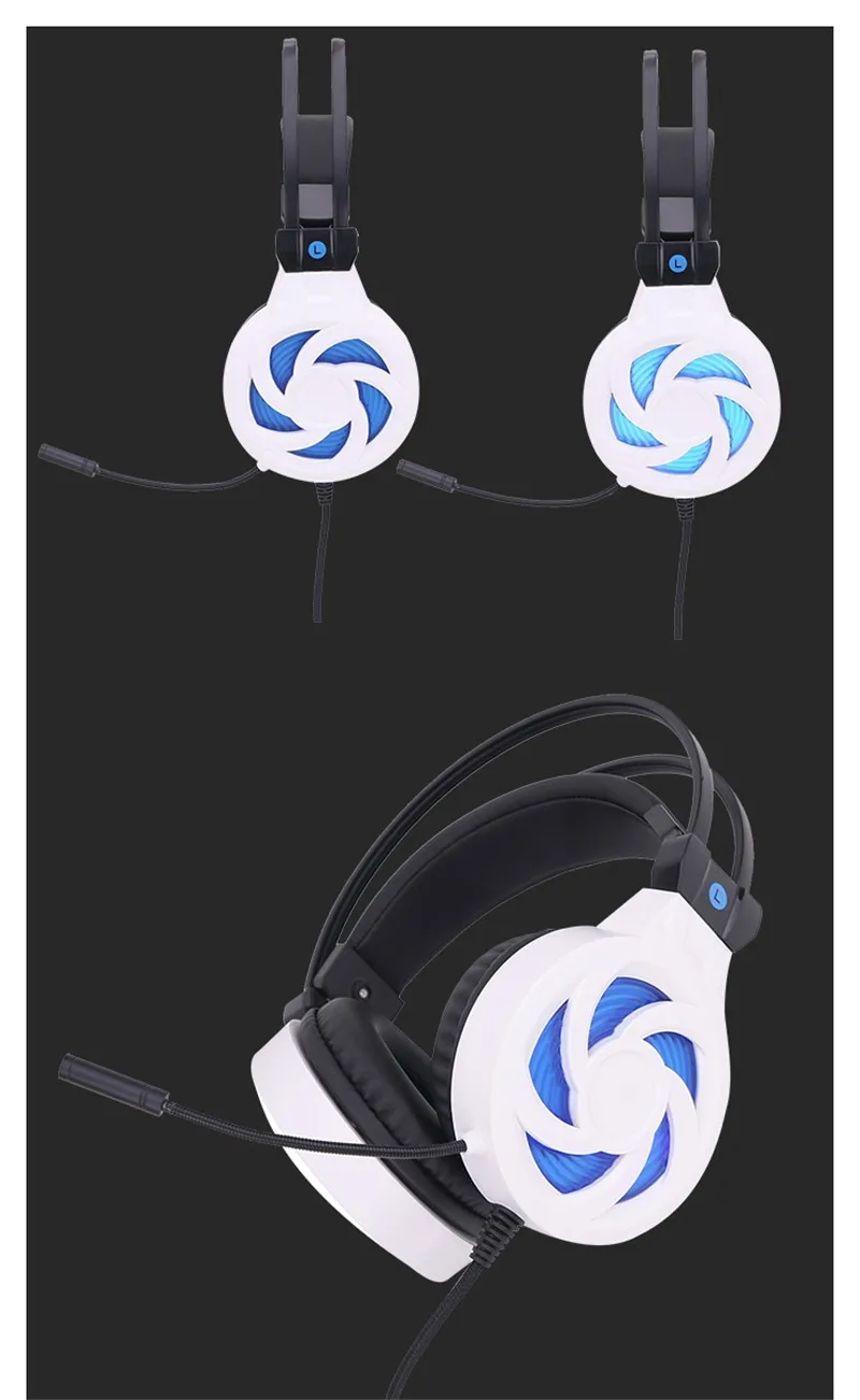 SOYTO Original Wired Gaming Headphones for PC LED Glowing Headset Stereo Bass Fone De Ouvido Auriculares With Mic for Games13