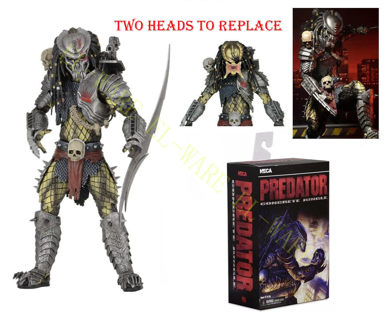 Neca プレデター究極コンクリートジャングルスカーフェイス 7 アクションフィギュアモデル人形アニメフィギュアコレクタブルモデル玩具 Aliexpress