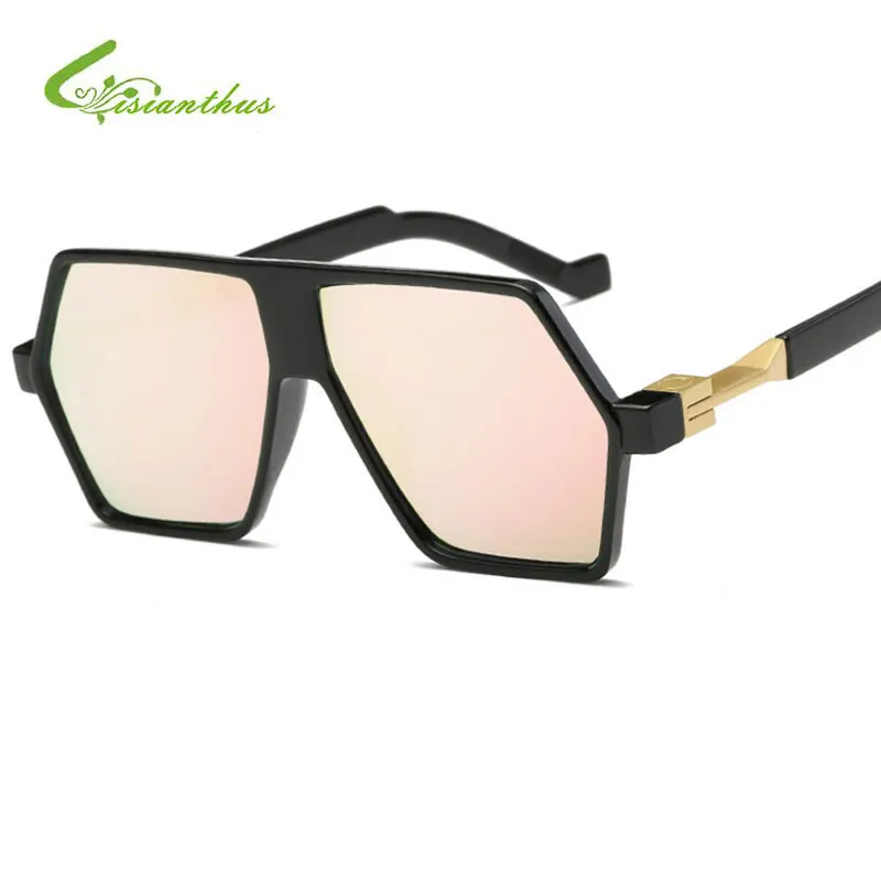 

2019 Luxury Brand Designer Unisex Sunglasses Irregular Frog Pilot Mirror PC Frame Coating Sun Glasses Man Oversized Eyeglasses