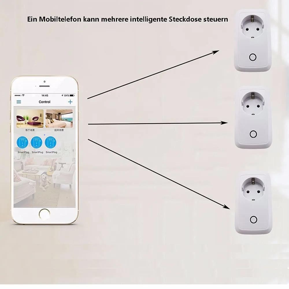ЕС Smart wifi штепсельная розетка таймер wifi адаптер мини wifi розетка умный пульт дистанционного управления для iphone ipad Android