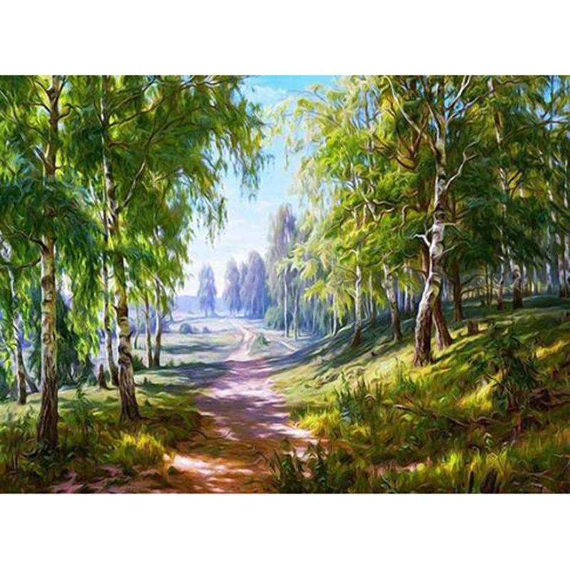 

Diamond Painting Full Square Landscape Diamond Mosaic Diamond Embroidery Cross Stitch Scenery Sets Picture Of Rhinestones z513
