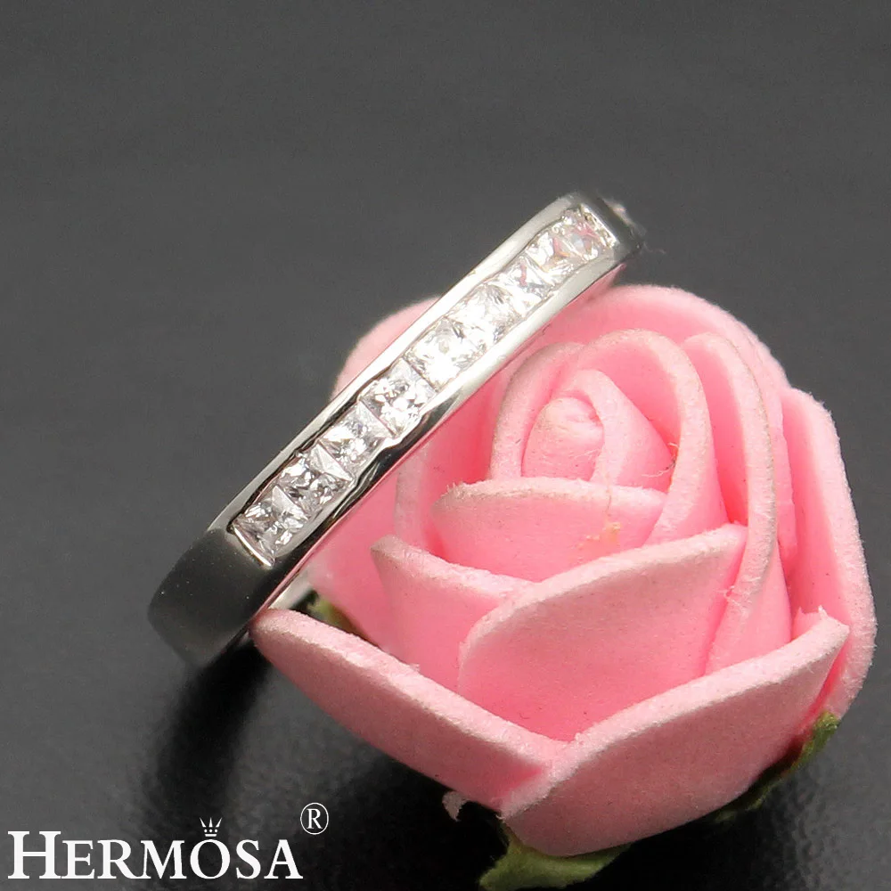 Perfect Womens Wedding Rings White Zircon Engagement Jewelry Ring Size 6# 8# | Украшения и аксессуары