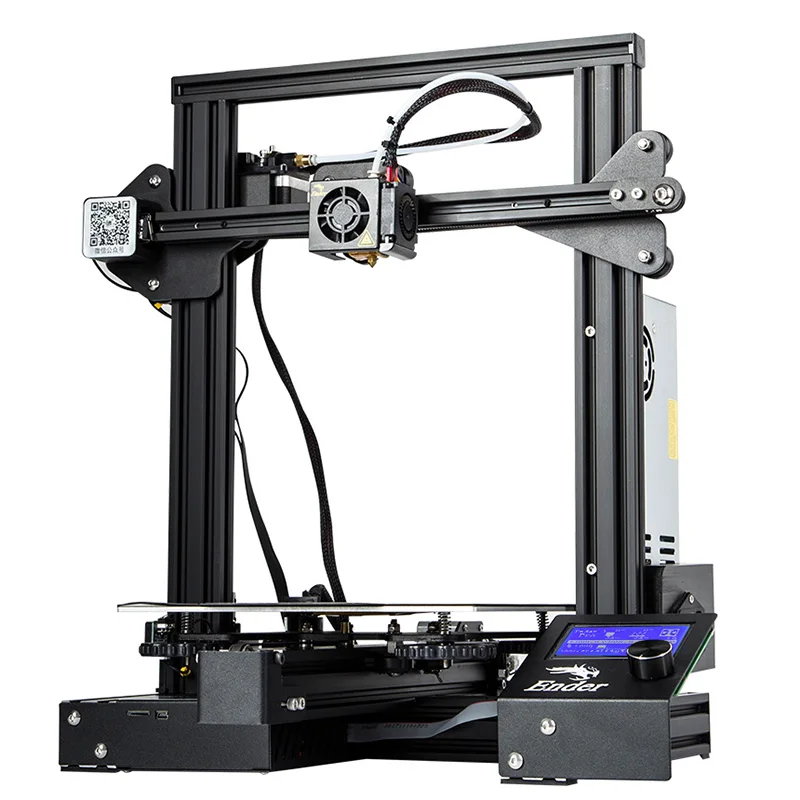 Creality3D Ender-3 pro Высокоточный 3d принтер DIY набор стальная рамка ЖК-дисплей |