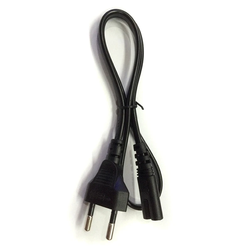 0.6M Camera Adapters Cable 2ft 2-Prong Pin AC EU Power Supply Cables Cord Lead Wire Suitable For Desktop Laptop Mayitr