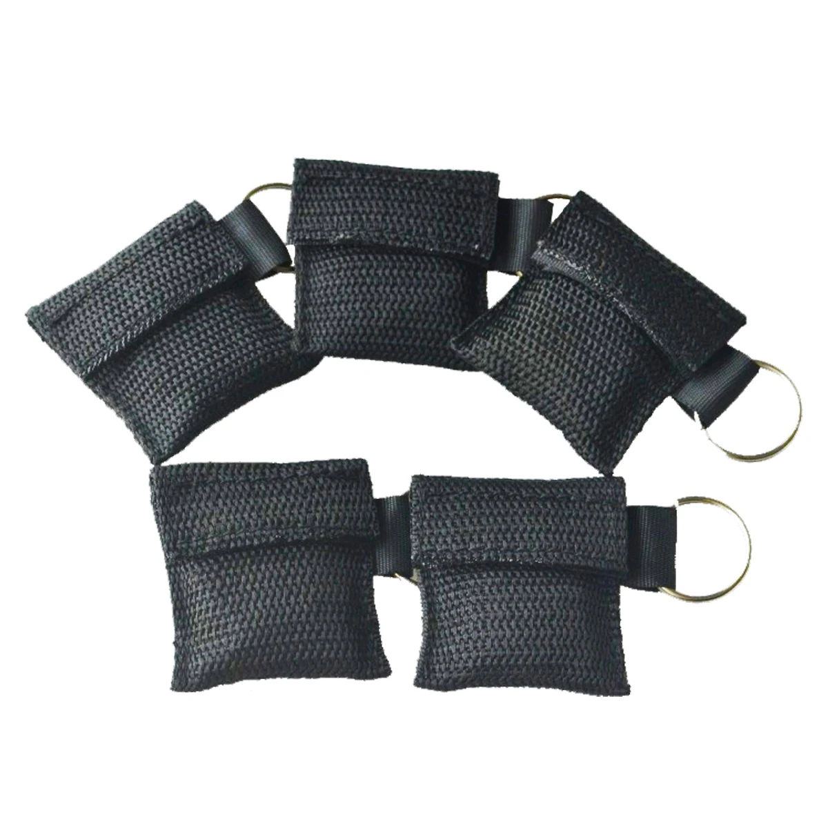 50Pcs/Lot Health Care New CPR Resuscitator Mask With Keychain  Face Shield Mouth To Mouth Breathing First Aid Rescue Kit