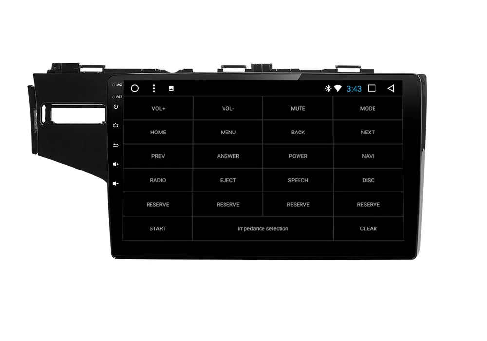 Excellent JIUYIN Android Car DVD Multimedia Player GPS For honda Fit 2014 2015 2016 2017 Audio Radio Stereo Navigation 3