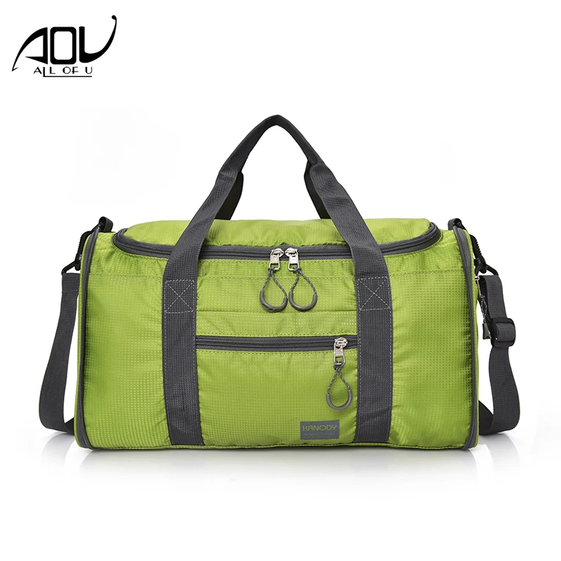 

AOU Fashion Women and Men Large Capacity Travel Bags Folding Weekend Travel Duffle Female Male Nylon Luggage Bag sac de voyage