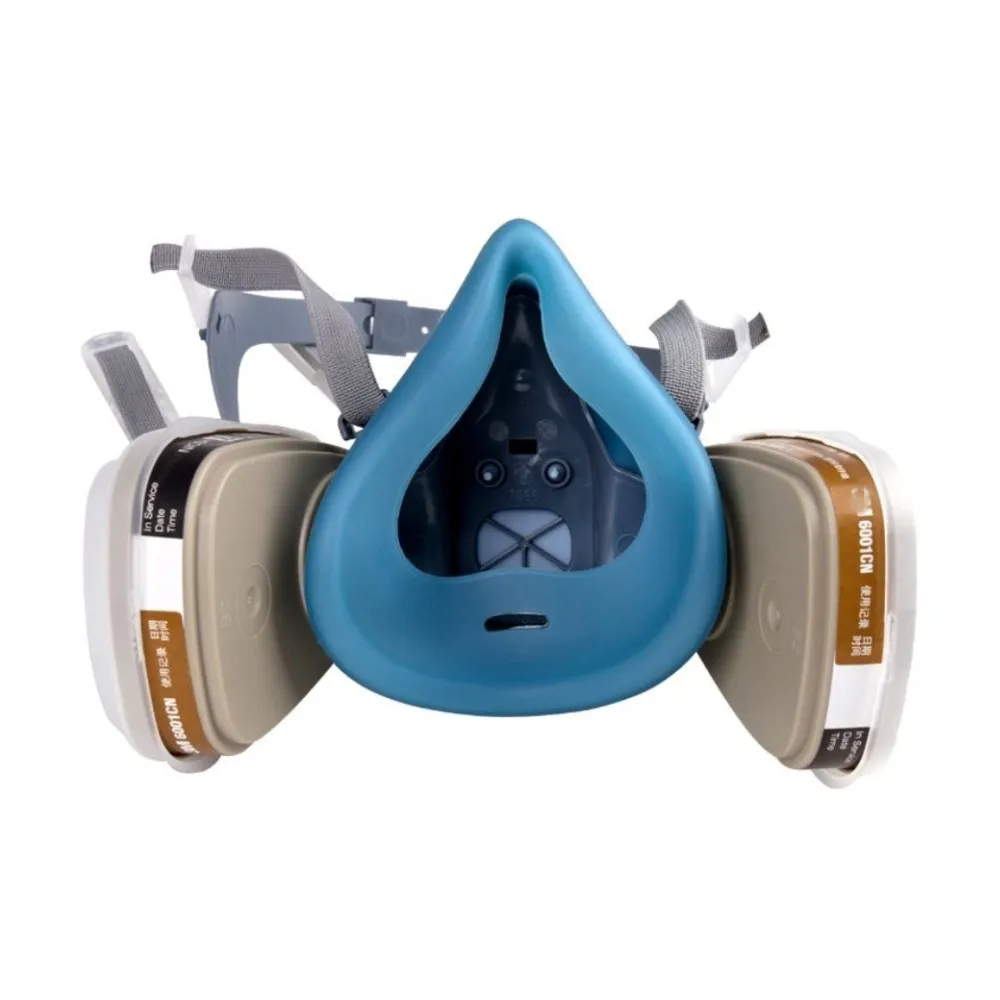 7502-7Piece-Suit-Respirator-Painting-Spraying-Face-Gas-Mask-half-face-mask-for-construction-mining-Free (2)