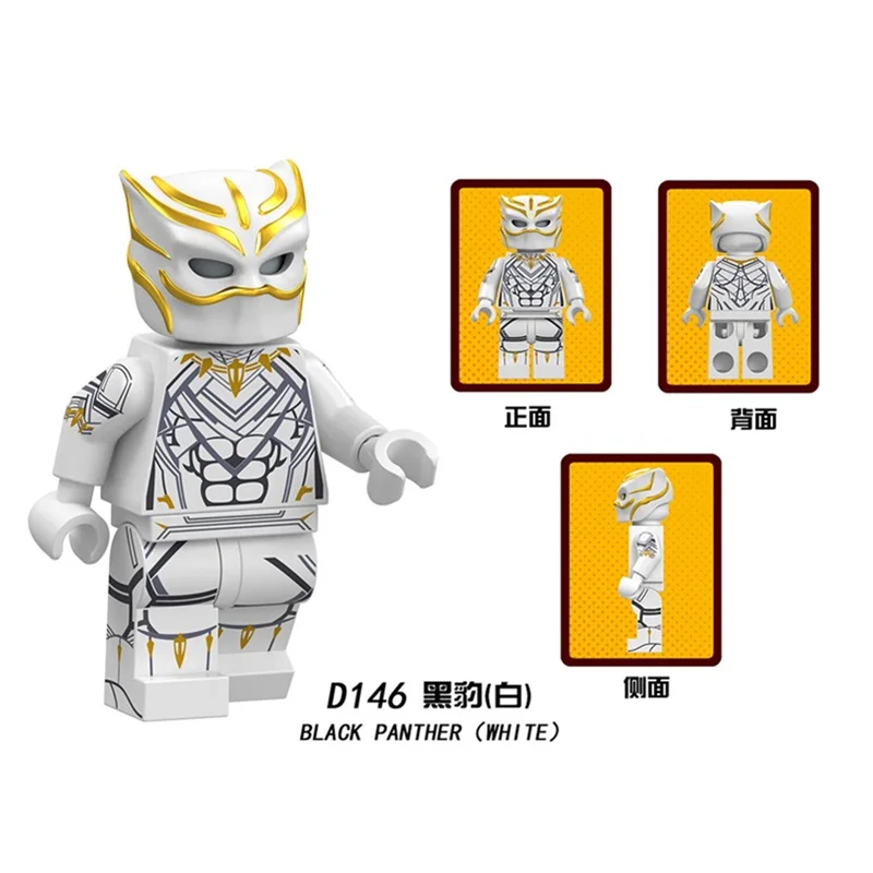 

Single Marvel Super Heroes Legoings Action Figures Black Panther Venom Deadpool Building Blocks Bricks Toys for Children