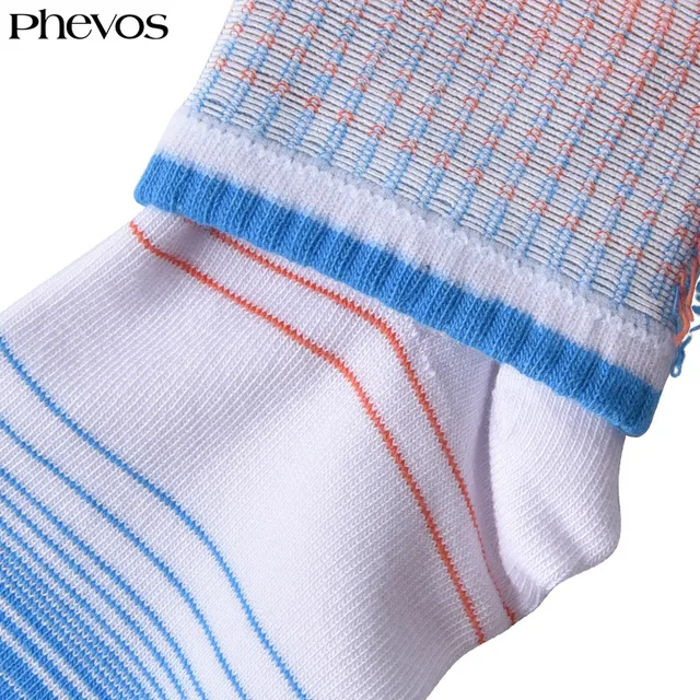 PHEVOS 2018 New Women Sport Socks for Running Breathable Absorb Sweat Cotton Sports Sock Female Colorful Spring Winter Footwear