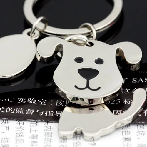 

10pcs/Lot Creative Funny Nice Moving Lovely Dog Keychain Keyring Key Chain Ring Key Fob Holder 85712